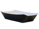 PAPER MEAL TRAY LARGE BLACK x 500