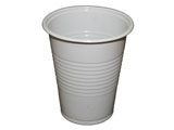 PLASTIC SQUAT CUPS 7oz x 100 white